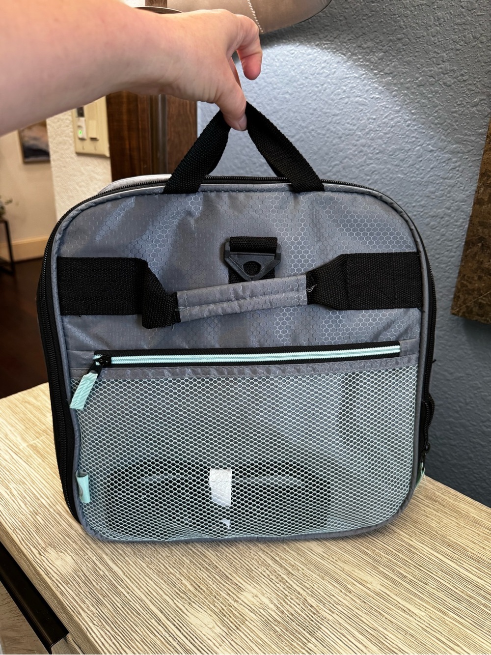 Protege Gray Collapsible Rolling Duffel Bag